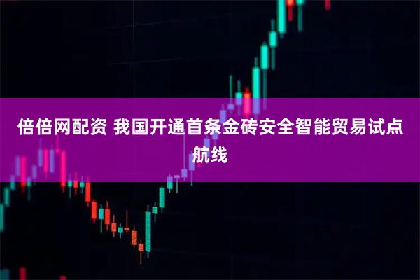 倍倍网配资 我国开通首条金砖安全智能贸易试点航线