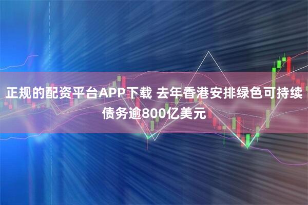 正规的配资平台APP下载 去年香港安排绿色可持续债务逾800亿美元